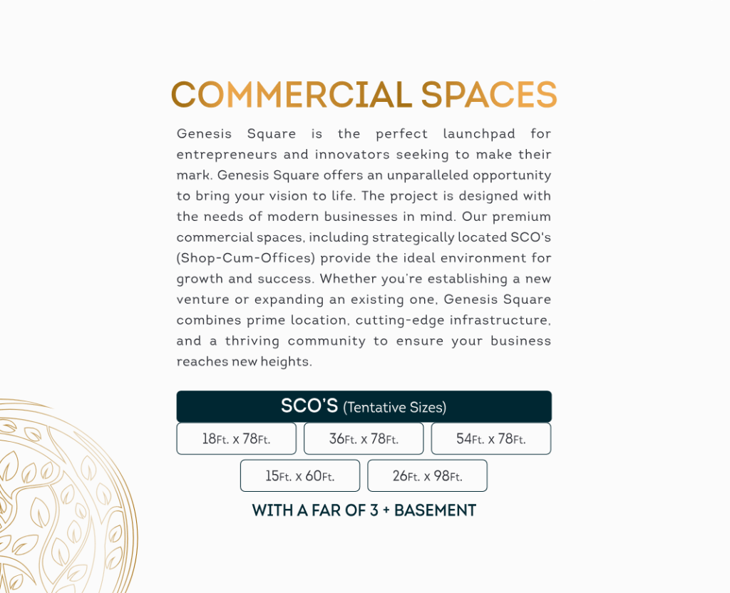 Genesis Square SCO Size