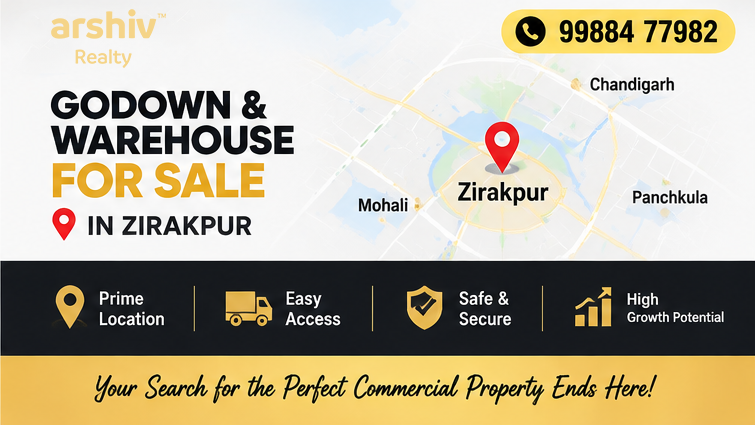Godown For Sale in Zirakpur near chandigarh
